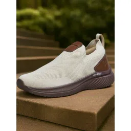 Neemans Men's Ease Walk Neo Off White Walking Shoes