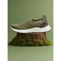 Neemans Men's Flex Weave Green Walking Shoes