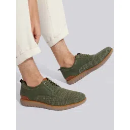 Neemans Men's Olive Casual Sneakers