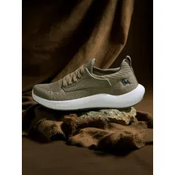 Neemans Men's Pulse Stride Olive Casual Sneakers