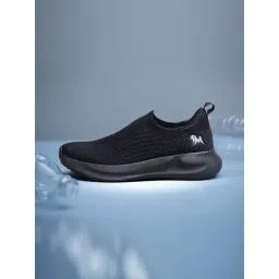 Neemans Men's ReLive Knit Black Walking Shoes