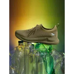 Neemans Men's ReLive Knit Green Casual Sneakers