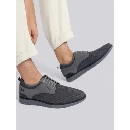 Neemans Men's Steel Grey Casual Sneakers