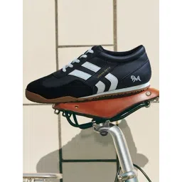 Neemans Men's The Urban Riffs Black Casual Sneakers