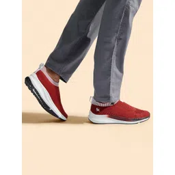 NEEMANS Unisex Textured Lightweight Comfort Insole Contrast Sole Slip-On Sneakers