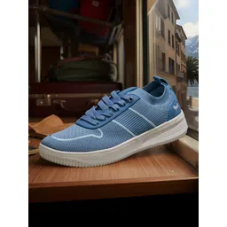 NEEMANS Unisex Woven Design Lace-Ups Sneakers