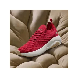 Neeman's Women Red Begin Walk Glide Sneakers