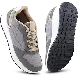 Neostep Trendy Comfortable & Casual Sports Shoes for Men and Boy (Grey,5UK)
