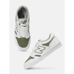 New Balance Men BB480 Suede Sneakers with Perforated Detail