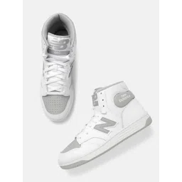 New Balance Men Leather Colourblocked Mid-Top 480 Sneakers