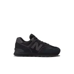 New Balance Men's 574 Charcoal Black Casual Sneakers