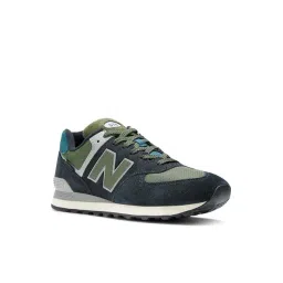 New Balance Men's 574 Encap Black Casual Sneakers