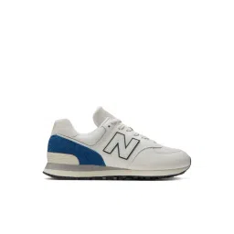 New Balance Men's 574 White Casual Sneakers