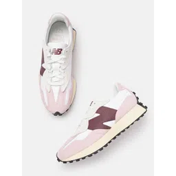 New Balance Unisex 327 Colourblocked Suede Sneakers