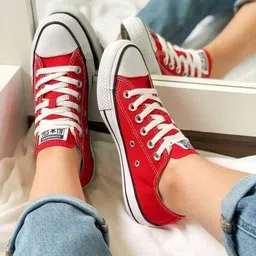 New Stylish Look Comfortable Casual Shoes Womens And Girls Sneakers For Red Slip On Sneakers For Women