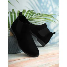 Next Fashion Synthetic Leather Walking Outdoor Slip On Chelsea Boots Boots For Men