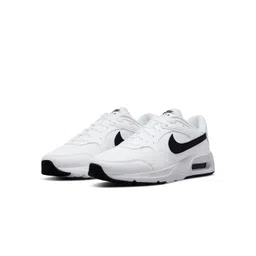 Nike Men White Solid Leather Air Max SC Regular Sneakers
