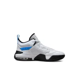 Nike Men's JORDAN STAY LOYAL 2 White, University Blue & Black Basketball Shoes