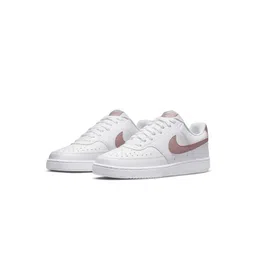 Nike Women White Court Vision Low Sneakers