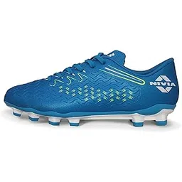Nitro Football Stud for Men, TPU 3D Embossing Upper, High-Shear Strength TPU Sole, Ideal for Hard & Grassy Surfaces