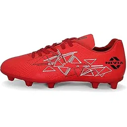 Nivia Carbonite 7.0 Crest Football Stud/ 3D Embossed Synthetic Leather/EVA Sockliner and Lightweight Sole