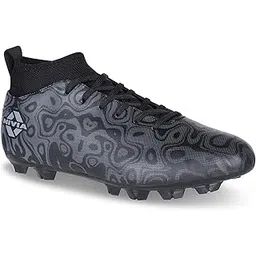 Nivia PRO Carbonite 5.0 Football Shoes for Mens (Black) UK-11
