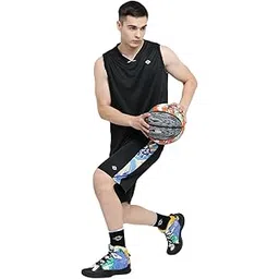 Nivia Street Art Combo Set (Street Art Basketball Jersey Set (Size-L); Street Art Basketball No.7; Street Art Basketball Shoes (Size-12))(Pack of 3)