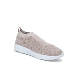 North Star by Bata Women's Bart Beige Slip-On Sneakers