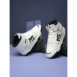 North Star Men Lace-Ups High-Top Sneakers