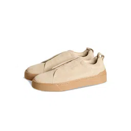 NOU Men Perforations Suede Sneakers