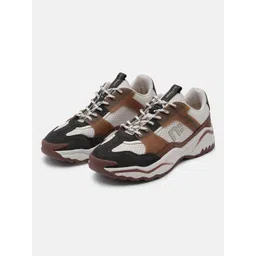 nubeat GROOVESTAR Off White Leather Men Sneakers