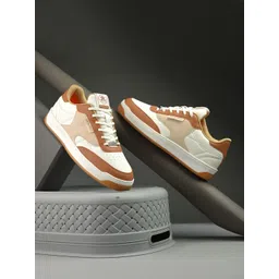 OFF LIMITS Men Colourblocked Lace-Ups Round Toe Sneakers