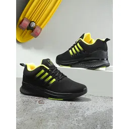 OFF LIMITS Men Mesh Lace-Up Running Non-Marking Shoes