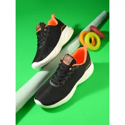 OFF LIMITS Men's BlazeRun Black & Orange Sneakers