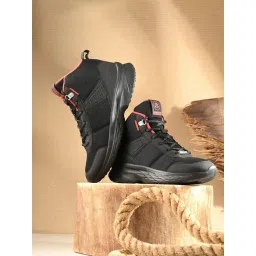 OFF LIMITS Men's BRAVEHEART Black & Red Sneakers