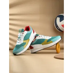 OFF LIMITS Men's FANTASTIC Green, Off White & Aqua Running Shoes