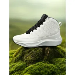 OFF LIMITS Men's GRIFFITH Off White & Black Basketball Shoes