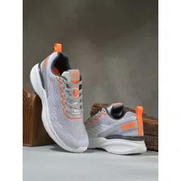 OFF LIMITS Men's LUCAS II Light Grey & Orange Running Shoes