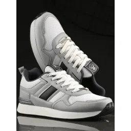 Off Limits Men's NOVA White & Grey Casual Sneakers