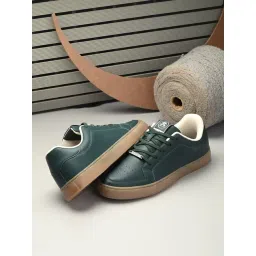 OFF LIMITS Men's SKYLINE Bottle Green Sneakers