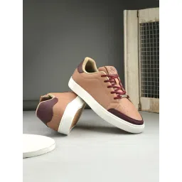 OFF LIMITS Men's SKYLINE Mocha Mousse & Wine Sneakers