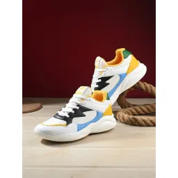 OFF LIMITS Unisex ROGER UNI White, Yellow & Black Running Shoes