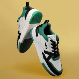 OG-27 Men's Casual Shoes | Cushioned Insole | Sleek PU Upper | Lace-Up Sneakers For Men