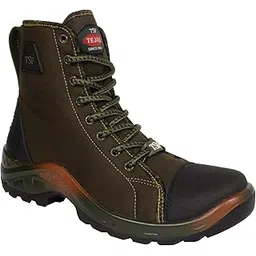 OLIVE GREEN ARMY ZIP BOOT FOR MEN's(TEJAS)