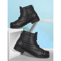 omee gold Men Leather Lace-Ups Sneakers