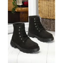 OPHELIA Women Heeled Mid-Top Regular Boots