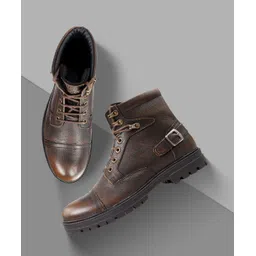 Original Mid lace up Rugged Fashion Genuine leather Street fighter Chukka Boots Boots For Men