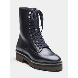 Oroh Esperanza Women Leather Biker Boots