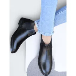 Overstar Men Synthetic Leather Chelsea Boots