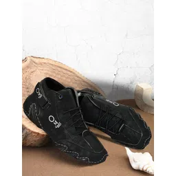 OZJI Men Basketball Lace-Ups Non-Marking Shoes